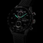 TAG Heuer Carrera Men Automatic Black Rubber Watch CBN2A1AA.FT6228 - DrWatch Premium Watch