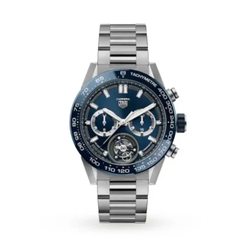 TAG Heuer Carrera Men Automatic Blue Stainless Steel Watch CAR5A8C.BF0707