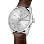 TAG Heuer Carrera Men Automatic Silver Leather Watch WBN2011.FC6484 - DrWatch Premium Watch