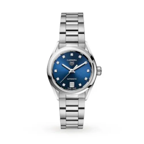 TAG Heuer Carrera Women Automatic Blue Stainless Steel Watch WBN2413.BA0621