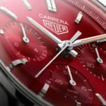 TAG Heuer Carrera Men Automatic Red Stainless Steel Watch CBK221G.FC6479 - DrWatch Premium Watch