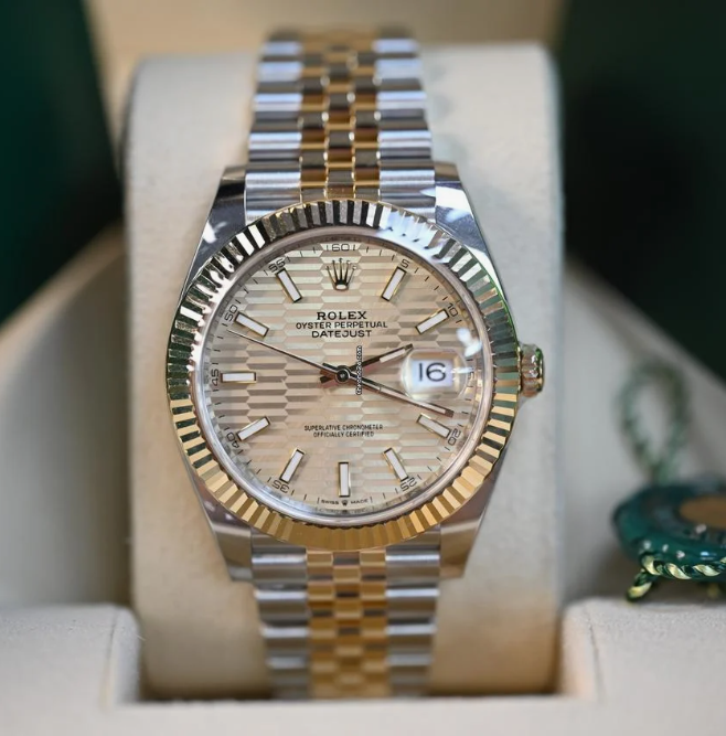 Rolex Datejust 126333 41mm Golden (Jubilee) - DrWatch Premium Replica Watch