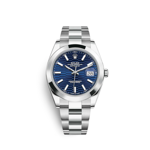 Rolex Datejust 126300 41mm Bright blue (Oyster)