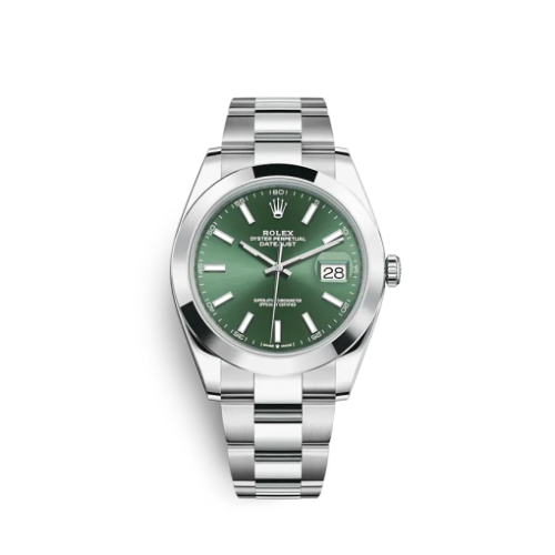 Rolex Datejust 126300 41mm Mint green (Oyster)