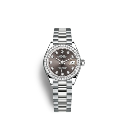 Rolex Lady-Datejust 279139RBR 28mm Dark grey