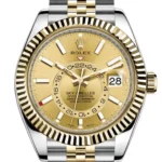 Rolex Sky Dweller Champagne Dial Yellow Gold Bezel Two Tone Jubilee 326933