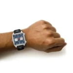 TAG Heuer Monaco Men Automatic Blue Leather Watch