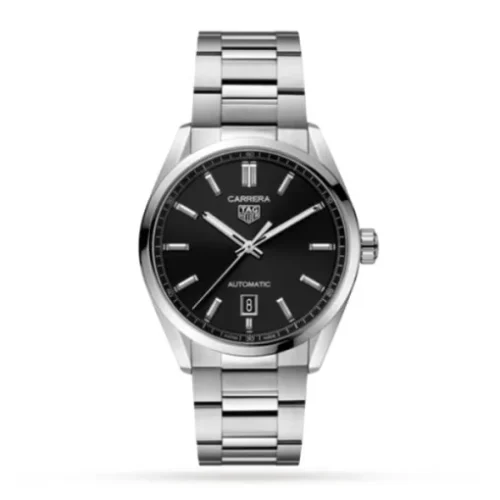 TAG Heuer Carrera Men Automatic Black Stainless Steel Watch