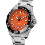 TAG Heuer Aquaracer Men Automatic Orange Stainless Steel Watch