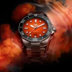 TAG Heuer Aquaracer Men Automatic Orange Stainless Steel Watch