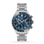 TAG Heuer Carrera Men Automatic Blue Stainless Steel Watch