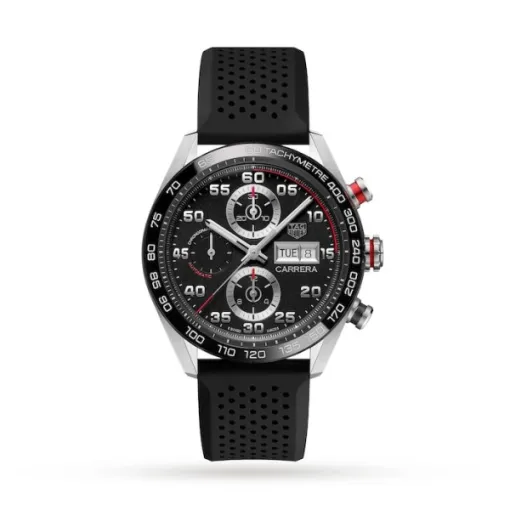 TAG Heuer Carrera Men Automatic Black Rubber Watch