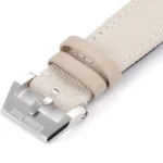 Watch Audemars Piguet Code 11 59 Stainless Steel Watch With Smoked Dial And Beige Fabric Strap 41Mm4084