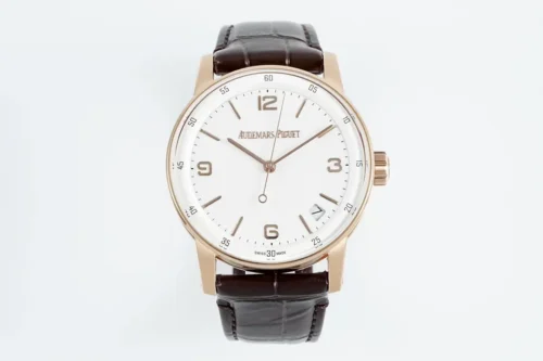 Watch Audemars Piguet Code 11 59 Blue Dial Three Hand Automatic Watch 41Mm Rose Gold Case With Brown Leather Strap6595