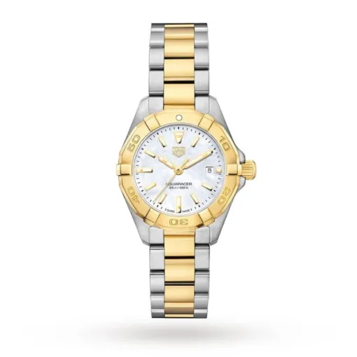 TAG Heuer Aquaracer Women Quartz Mother of Pearl Bicoloured Watch