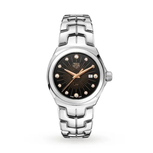 TAG Heuer Link Women Quartz Black Stainless Steel Watch