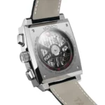 TAG Heuer Monaco Men Automatic Blue Leather Watch