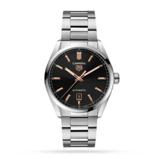 TAG Heuer Carrera Men Automatic Black Stainless Steel Watch