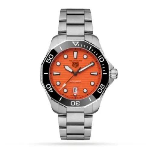 TAG Heuer Aquaracer Men Automatic Orange Stainless Steel Watch