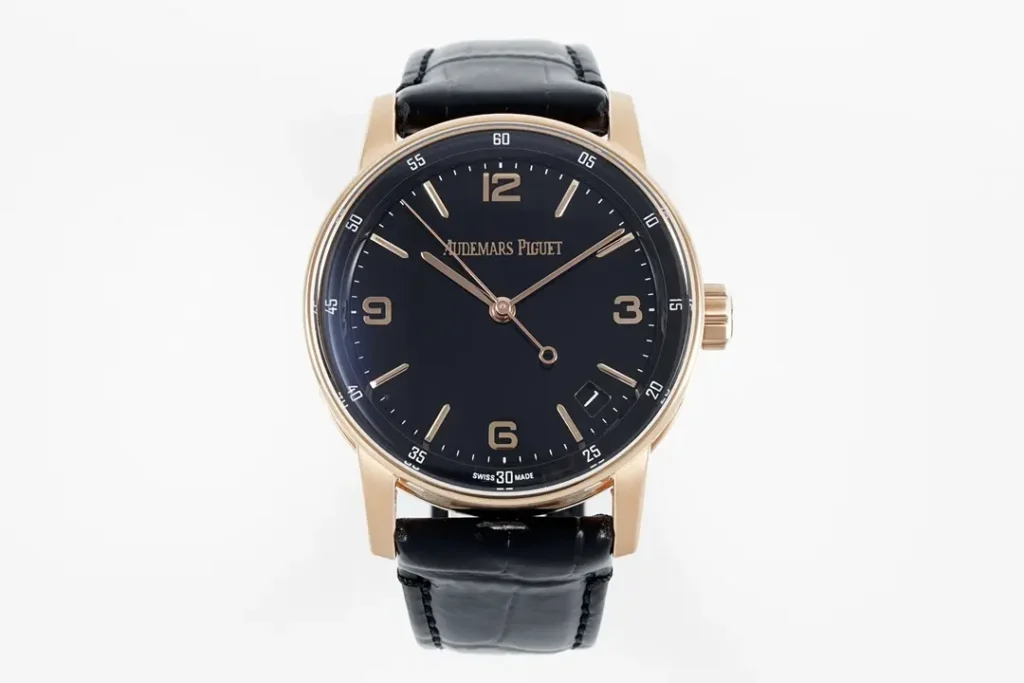 Watch Audemars Piguet Code 11 59 Blue Dial Three Hand Automatic Watch Rose Gold And Stainless Steel 41Mm7869