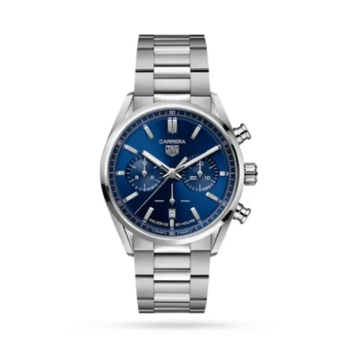 TAG Heuer Carrera Men Automatic Blue Stainless Steel Watch