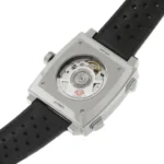 TAG Heuer Monaco Men Automatic Blue Leather Watch