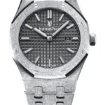 Audemars Piguet Royal Oak Frosted Gold Quartz Black