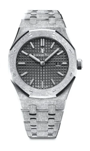 Audemars Piguet Royal Oak Frosted Gold Quartz Black