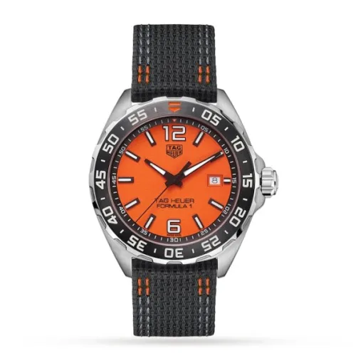 TAG Heuer Formula 1 Men Quartz Orange Canvas Watch
