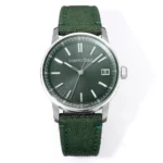 Watch Audemars Piguet Code 11 59 Green Dial Stainless Steel Watch With Fabric Strap3629