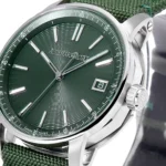 Watch Audemars Piguet Code 11 59 Green Dial Stainless Steel Watch With Fabric Strap3629