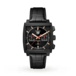 TAG Heuer Monaco Men Automatic Black Alligator Watch