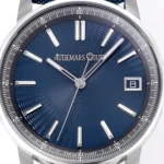 Watch Audemars Piguete Code 11 59 Automatic Watch Night Blue Dial Stainless Steel Case Blue Fabric Strap 41Mm8827