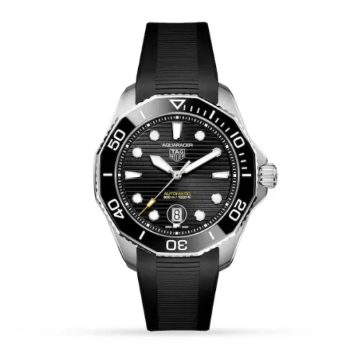 TAG Heuer Aquaracer Men Automatic Black Rubber Watch