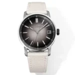 Watch Audemars Piguet Code 11 59 Stainless Steel Watch With Smoked Dial And Beige Fabric Strap 41Mm4084