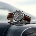 TAG Heuer Carrera Men Automatic Grey Alligator Watch