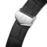 TAG Heuer Carrera Men Automatic Silver Alligator Watch
