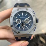 Audemars Piguet Royal Oak Offshore Selfwinding Chronograph Blue Silver