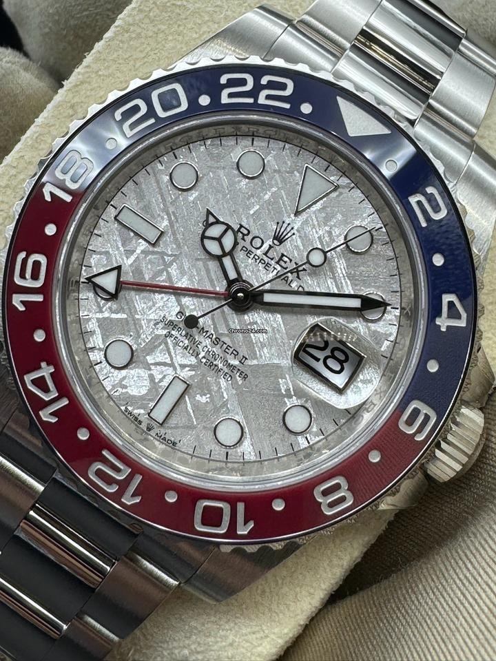 Rolex GMT-Master II Meteorite Dial Red Bezel 40mm