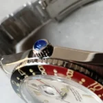 Rolex Vintage GMT Master 6542 Black/Red Bezel White Dial Super Clone